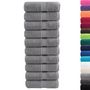 Voir la diapositive 2 : VIDAXL Serviettes de visage de qualité supérieure SOLUND 10 pcs gris
