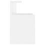 Voir la diapositive 5 : VIDAXL Tables de chevet 2 pcs Blanc 40x35x60 cm Agglomere