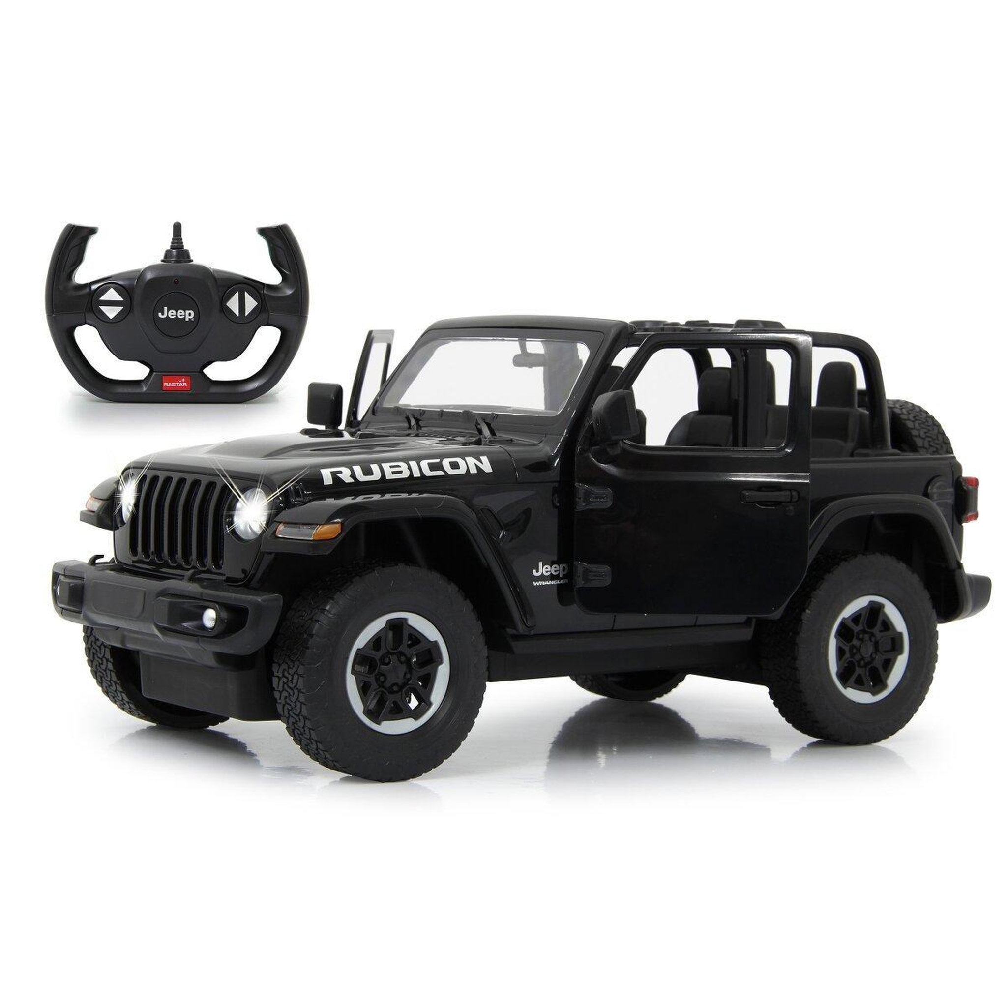 Jamara Voiture télécommandée jeep wrangler jl 1:14 noir 2,4ghz
