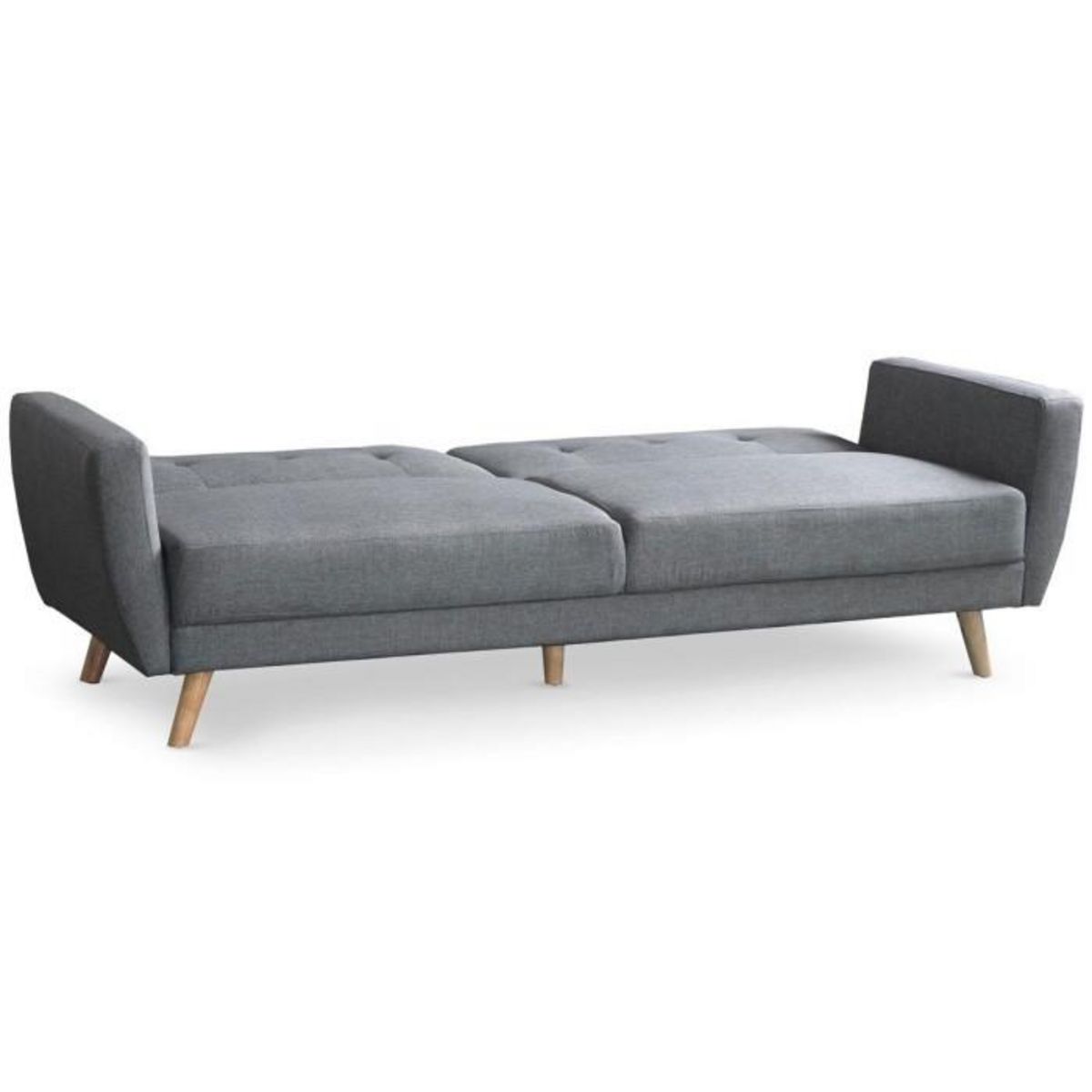 Paris Prix Canapé Scandinave Convertible  Garry  220cm Gris
