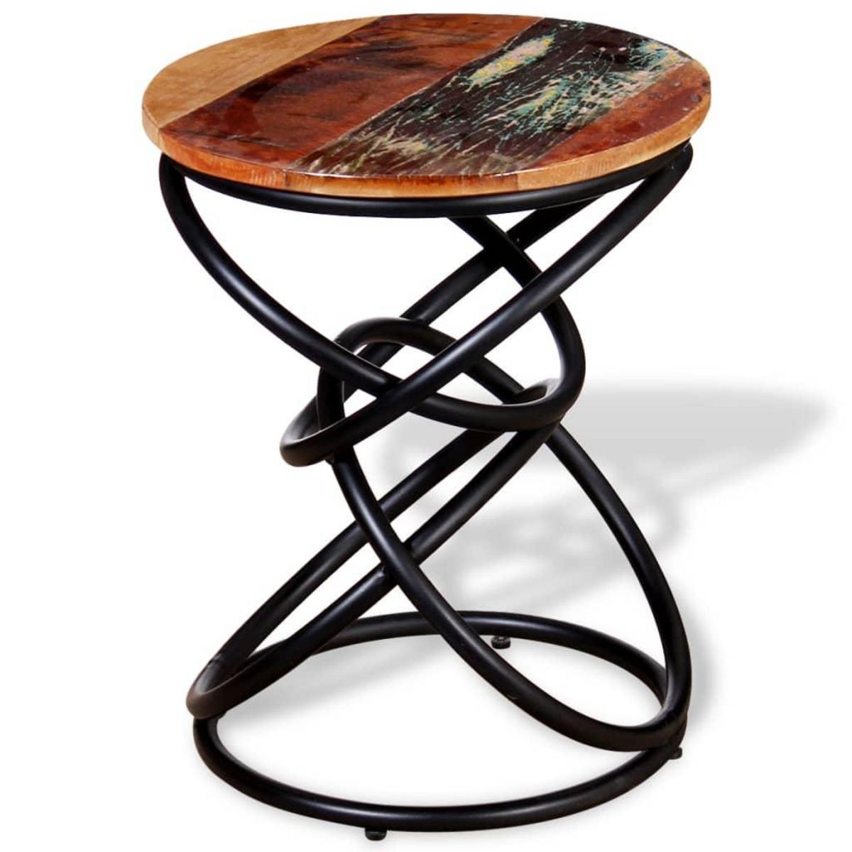 VIDAXL Table d'appoint Bois de recuperation massif