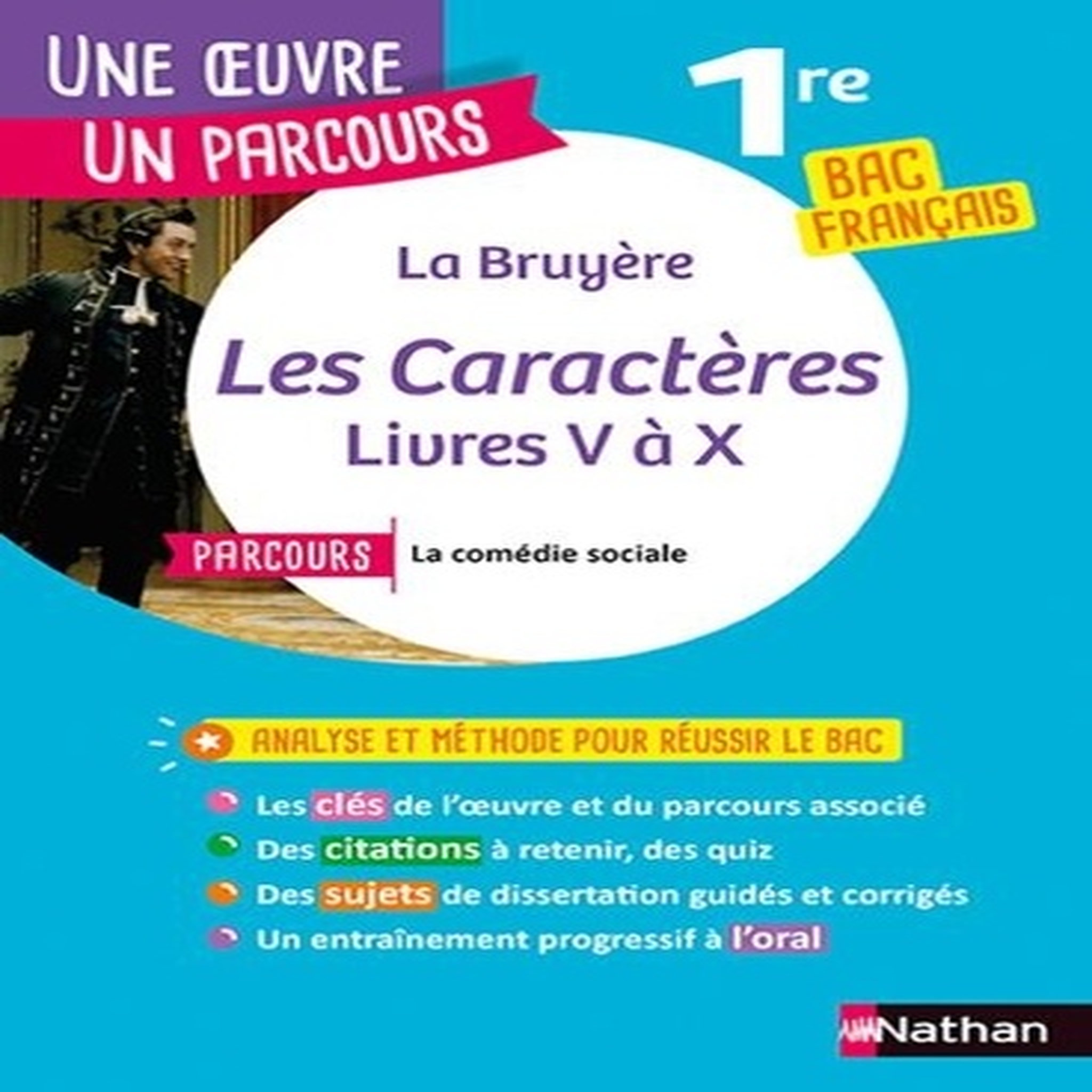  LES CARACTERES. LIVRES V A X. AVEC LE PARCOURS  LA COMEDIE SOCIALE , La Bruyère Jean de
