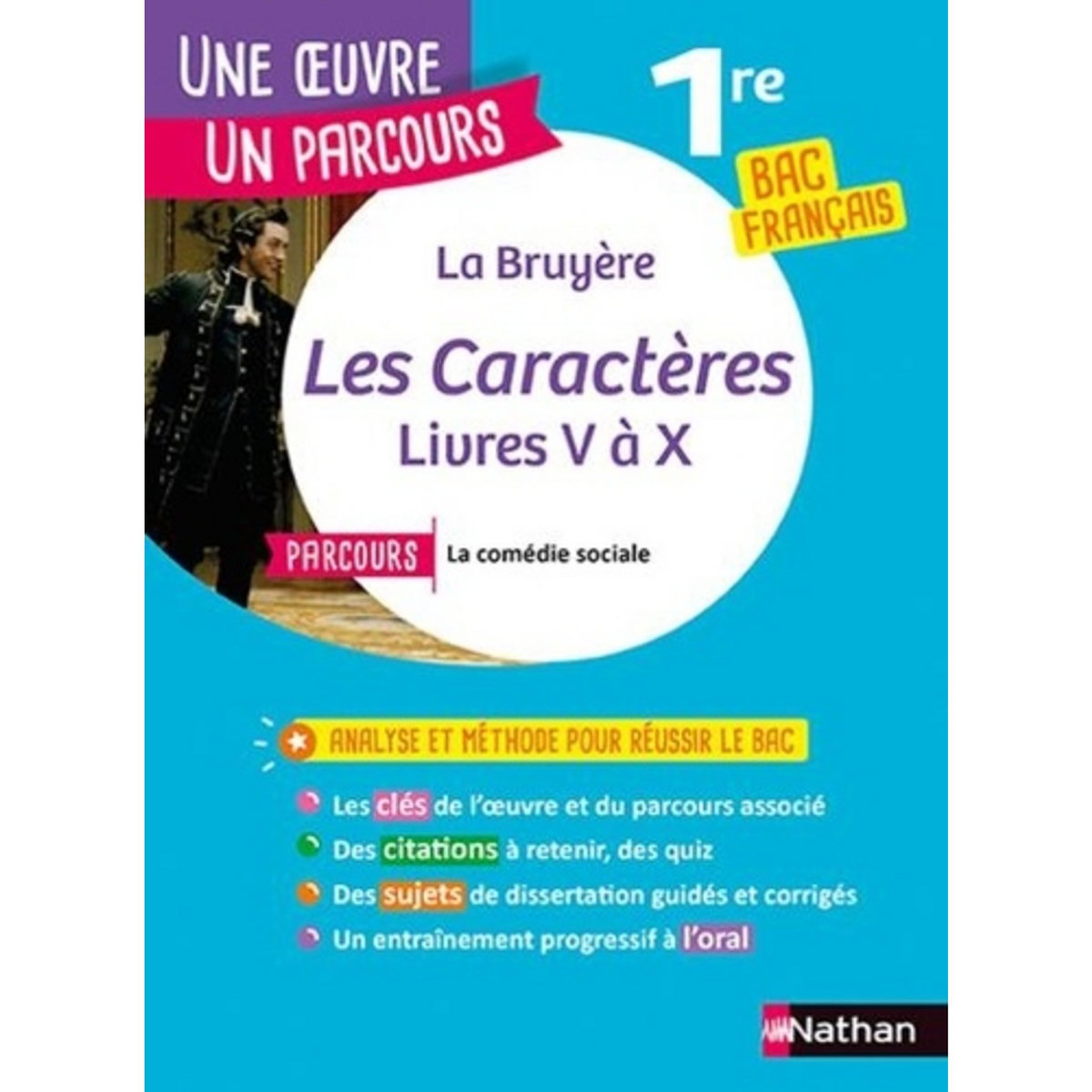  LES CARACTERES. LIVRES V A X. AVEC LE PARCOURS  LA COMEDIE SOCIALE , La Bruyère Jean de
