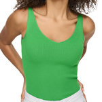 JACQUELINE DE YONG Débardeur en Maille  Femme JDY Nanna 15180497. Coloris disponibles : Vert