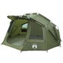 Voir la diapositive 4 : VIDAXL Tente de peche 5 personnes vert olive impermeable