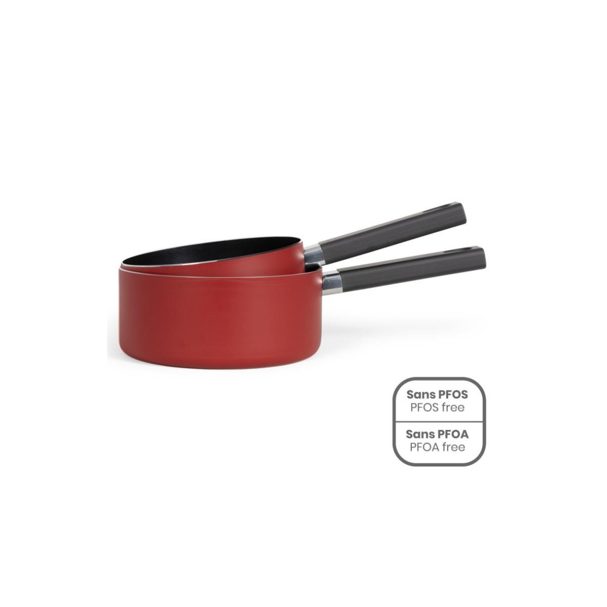 LIVOO Set 2 casseroles aluminium 18 / 20 cm - MEP154R