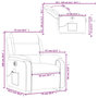 Voir la diapositive 6 : VIDAXL Fauteuil inclinable de massage electrique Vert fonce Tissu