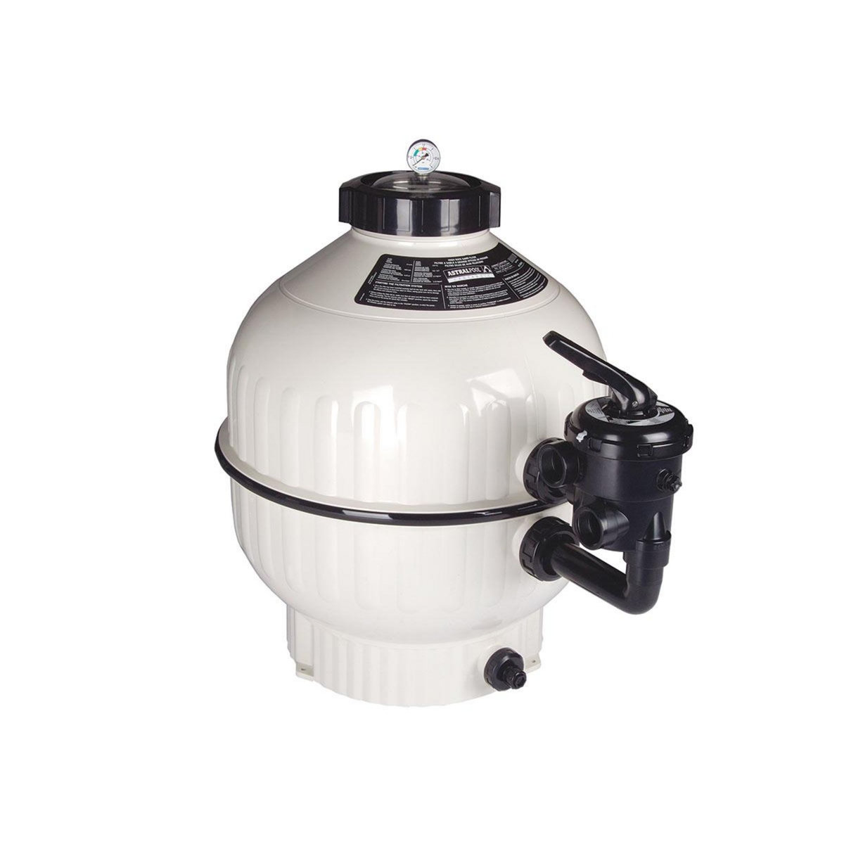 Astral Piscines Filtre à sable Cantabric Side Ø 900 mm 30 m³/h (sans vanne) - Astral Pool