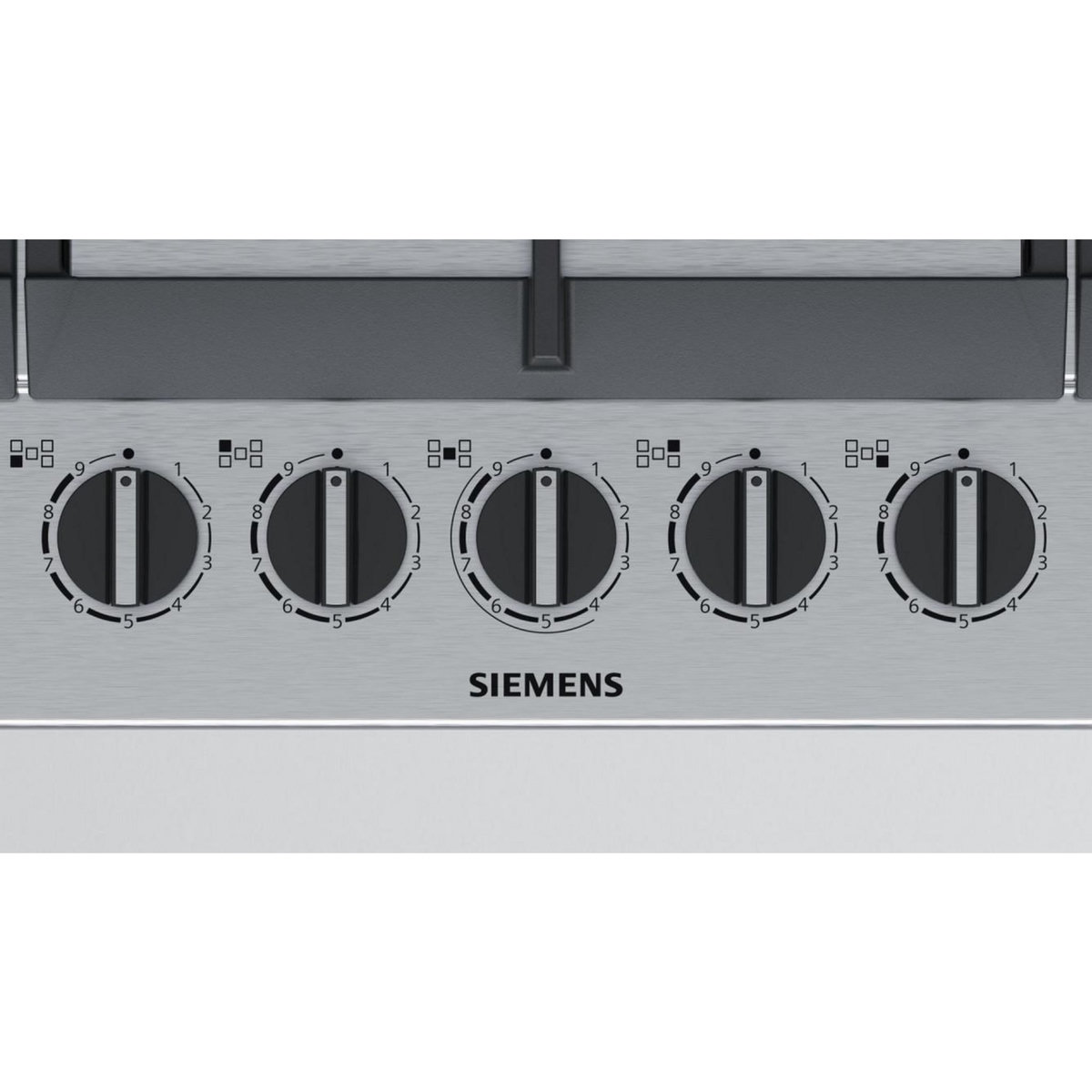 Siemens Table inox gaz 90cm 5 feux - ec9a5rb90