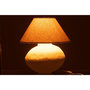 Voir la diapositive 3 : Paris Prix Lampe à Poser Papier Mâché  Bali Bliss  52cm Blanc