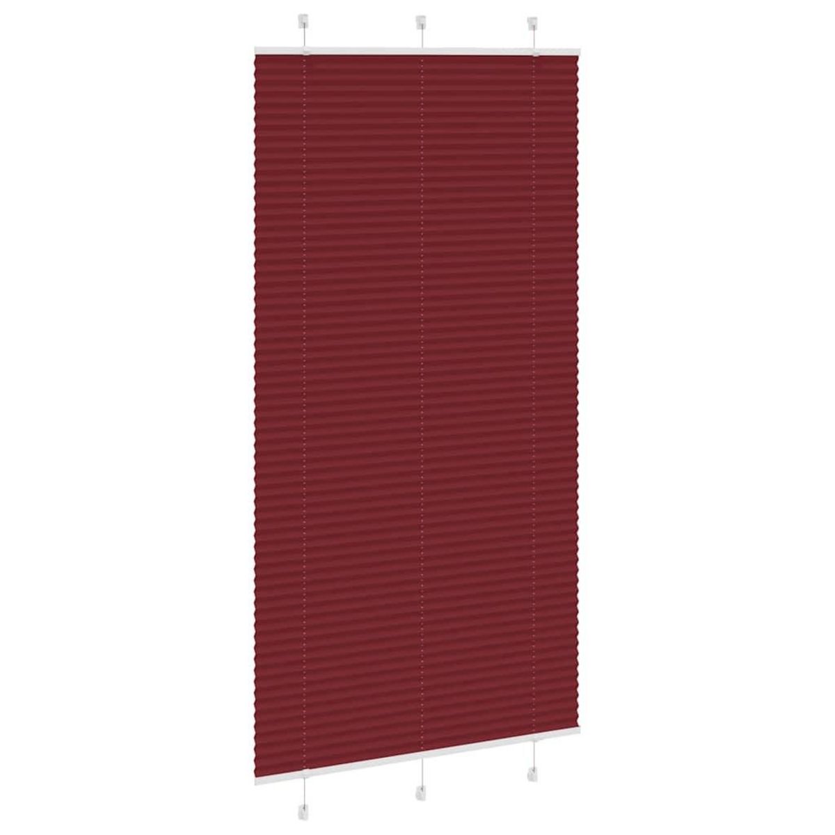 VIDAXL Store plisse rouge bordeaux 110x200 cm largeur du tissu 109,4cm