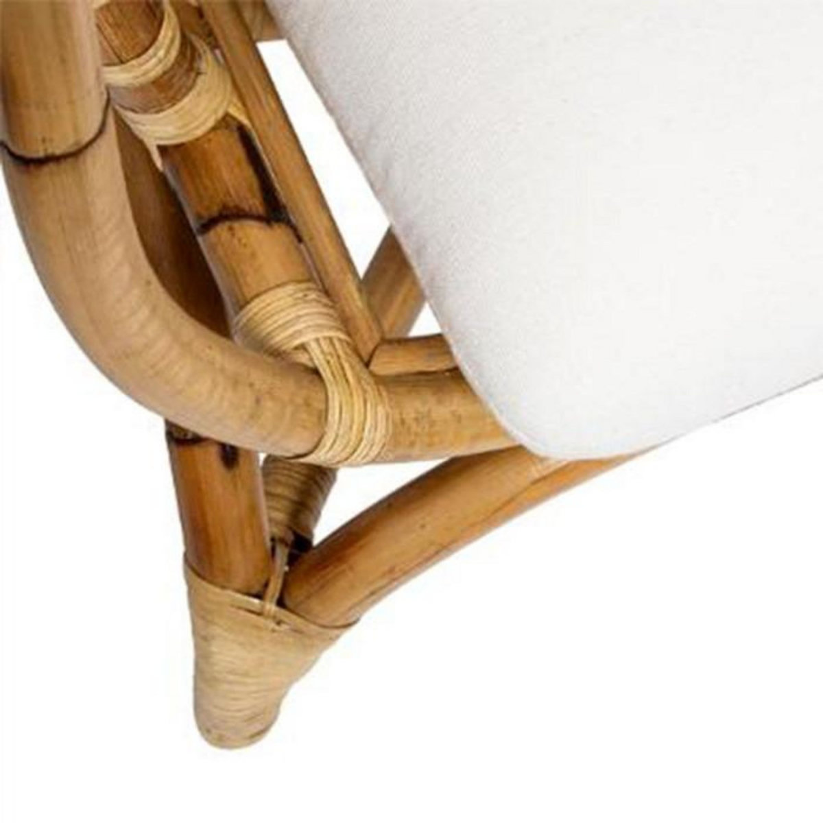 ATMOSPHERA Fauteuil Design en Rotin  Farah  79cm Naturel