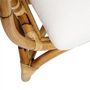 Voir la diapositive 6 : ATMOSPHERA Fauteuil Design en Rotin  Farah  79cm Naturel