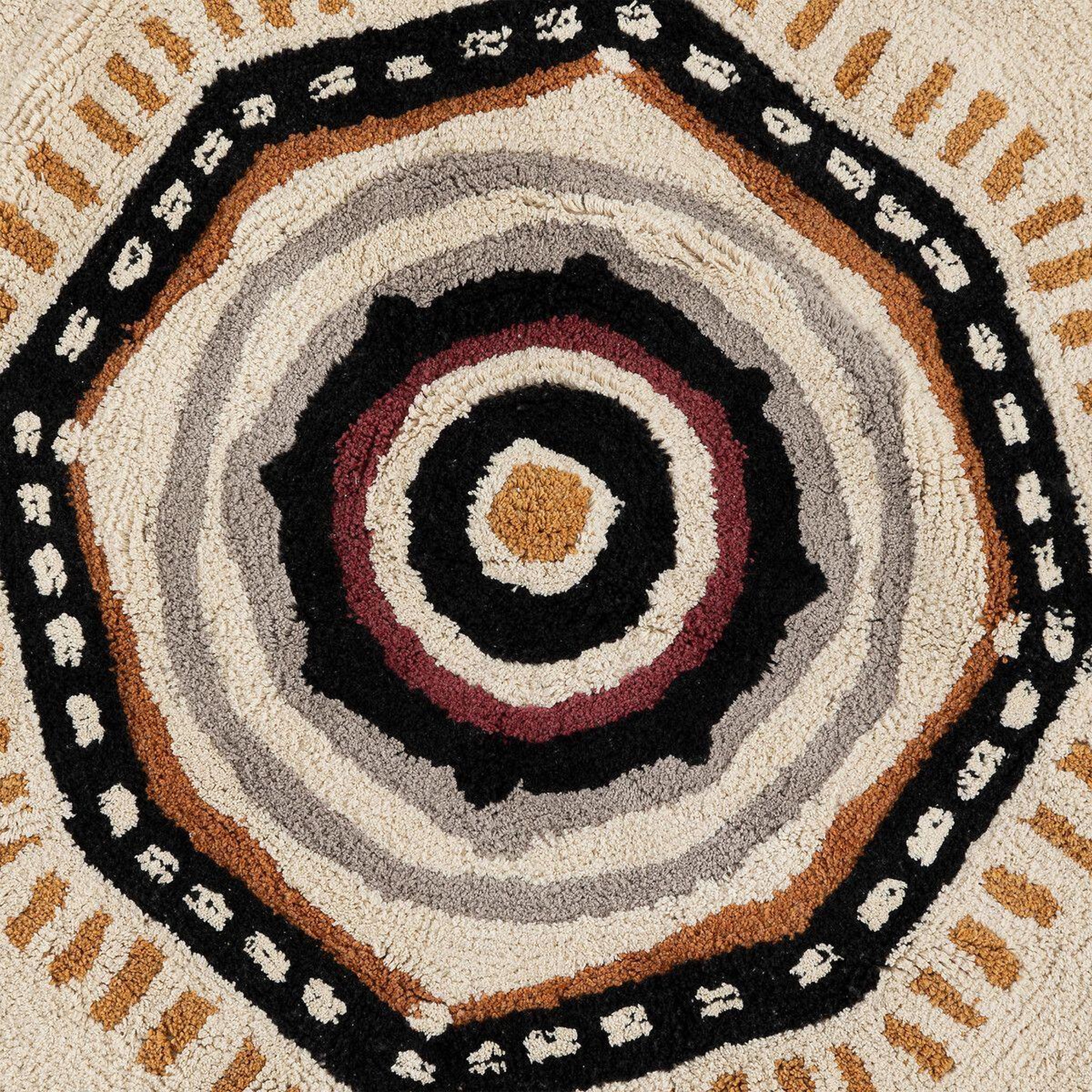 Voir la diapositive 2 : ATMOSPHERA Tapis déco  tribal  118cm multicolore