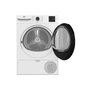 Voir la diapositive 4 : Beko Sèche-linge pompe à chaleur 60cm 8kg blanc - D3H18D93W
