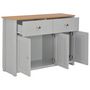 Voir la diapositive 2 : VIDAXL Buffet Gris 112x35x81 cm