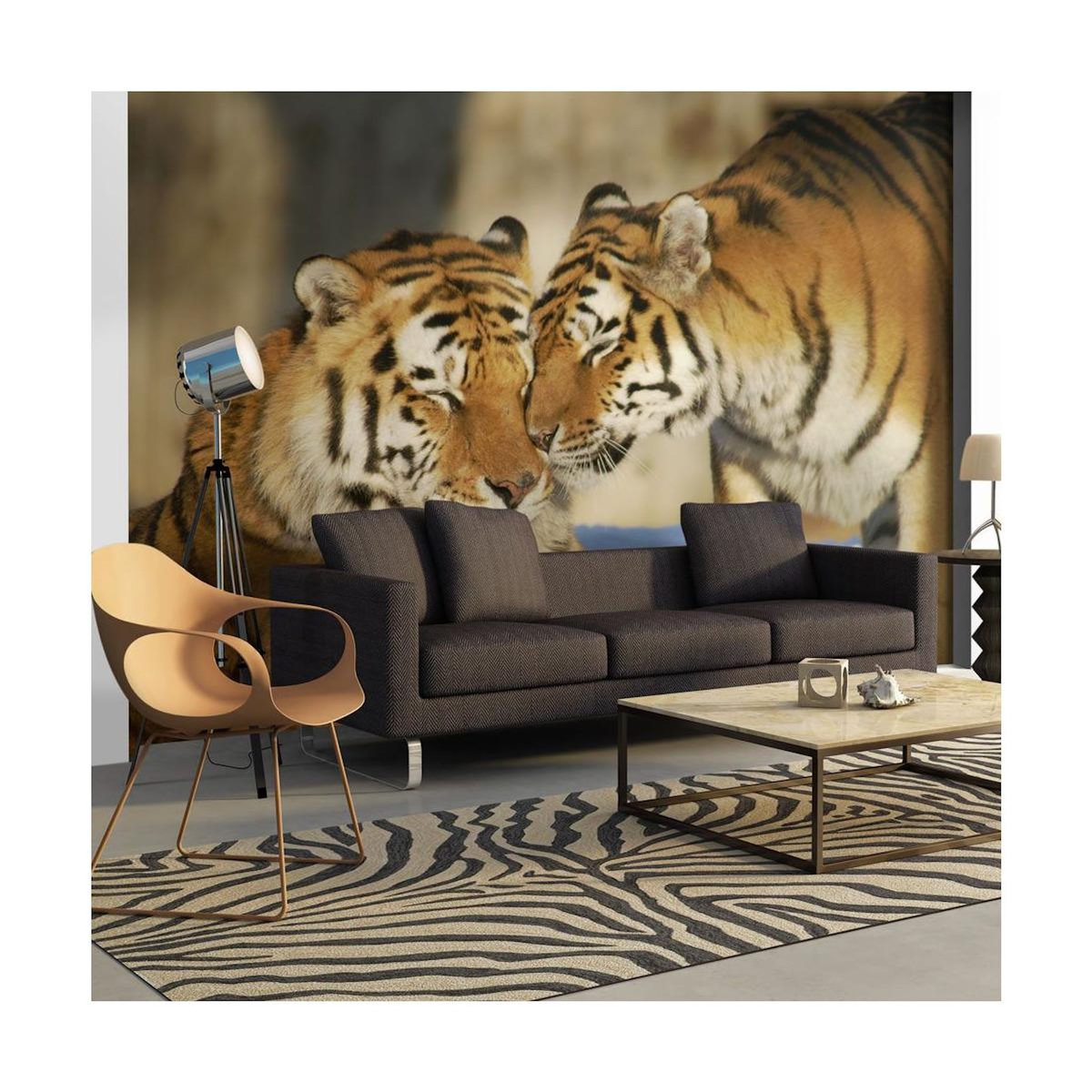 Paris Prix Papier Peint  Tigres : l'amour Inconditionnel