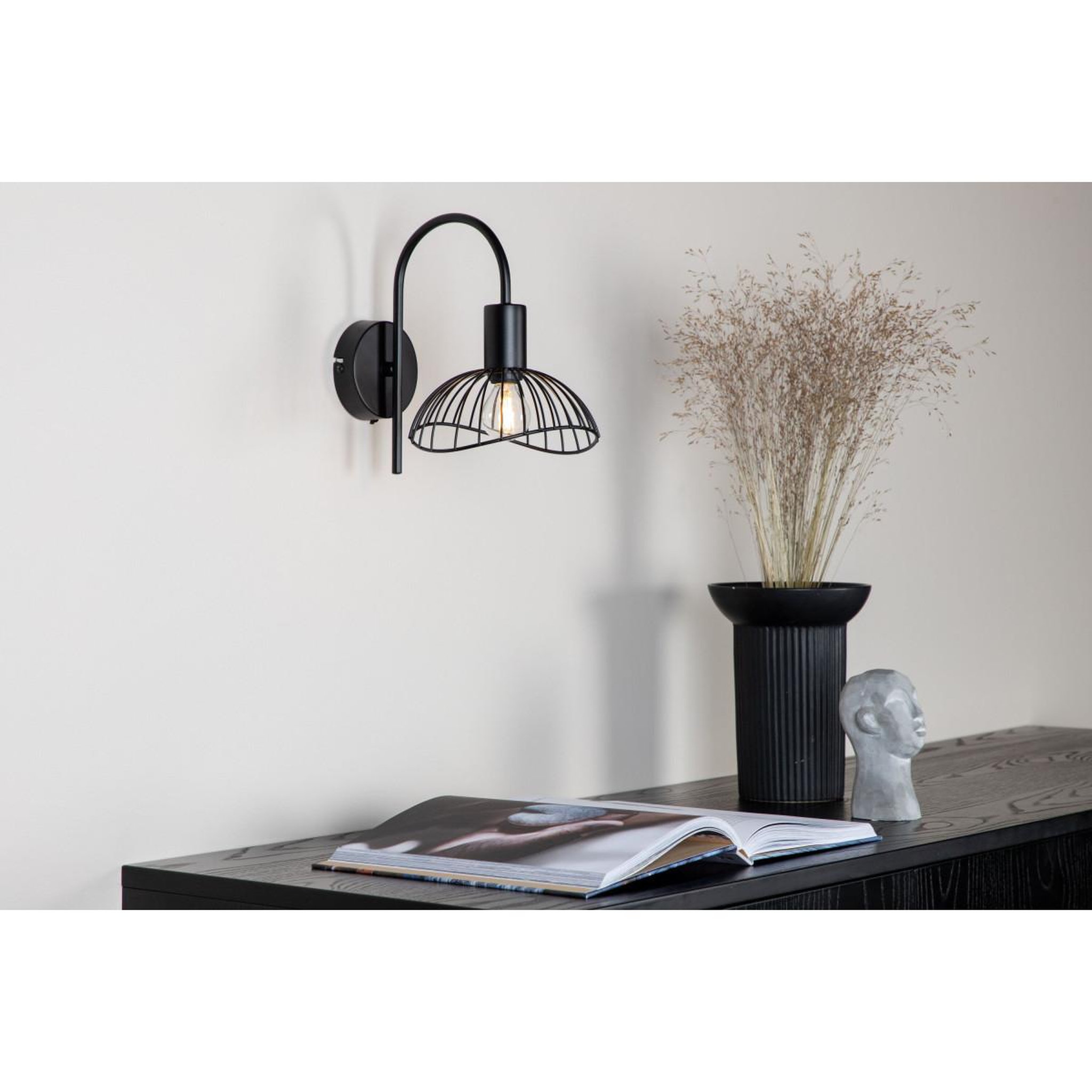 Voir la diapositive 6 : Paris Prix Applique murale design  elsa  26cm noir