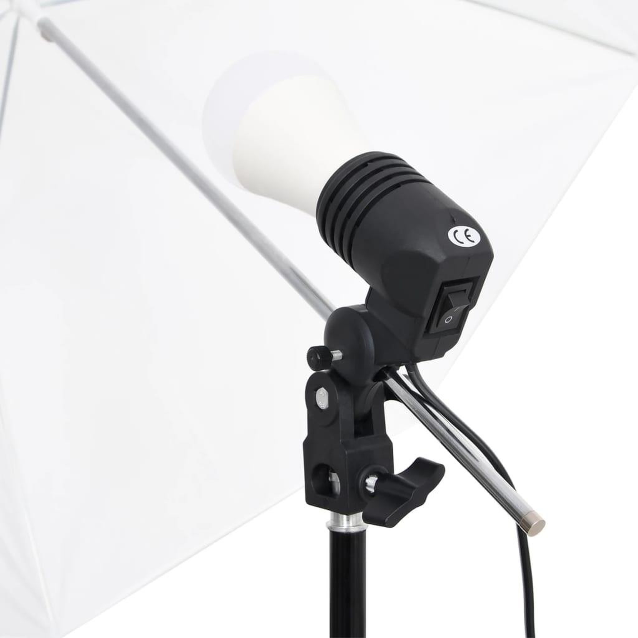 Voir la diapositive 3 : VIDAXL Kit de studio photo avec eclairage et toile de fond