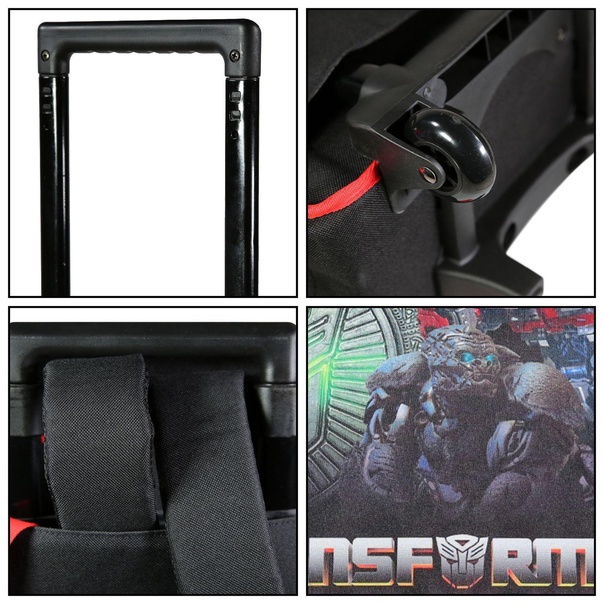 Voir la diapositive 6 : Bagtrotter BAGTROTTER Cartable à roulettes 38 cm Transformers Noir