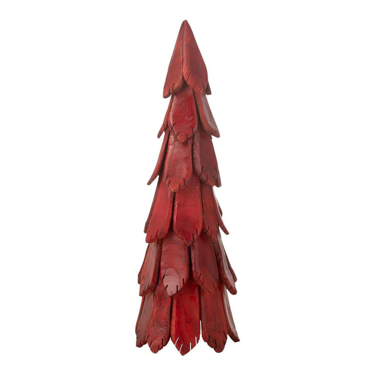 Paris Prix Sapin de Noël en Bois  Pieces  80cm Rouge