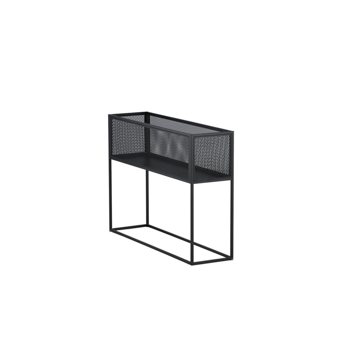 Paris Prix Console Design en Métal  Netz  110cm Noir