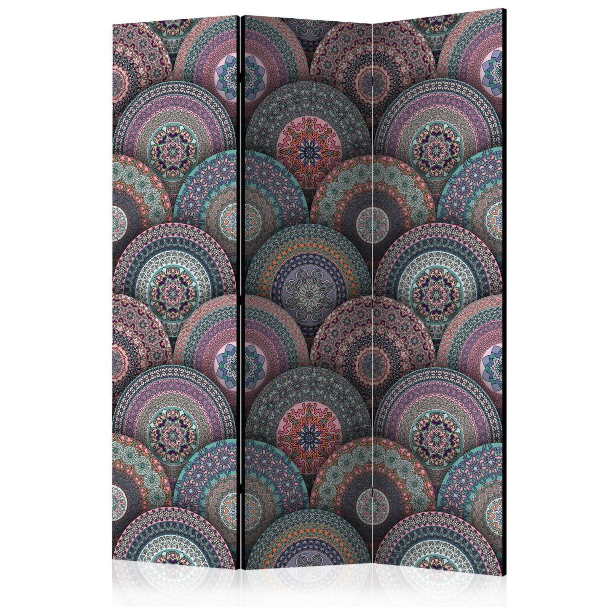 Paris Prix Paravent 3 volets  oriental kaleidoscope  135x172cm