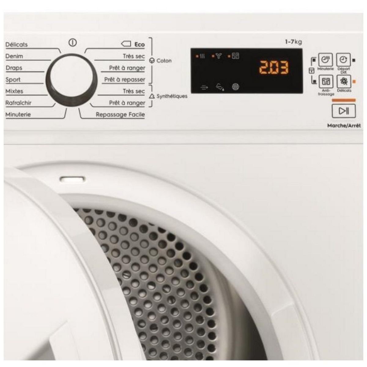 ELECTROLUX Sèche-linge frontal à condensation 60cm 7kg b blanc - ew6c4735sc