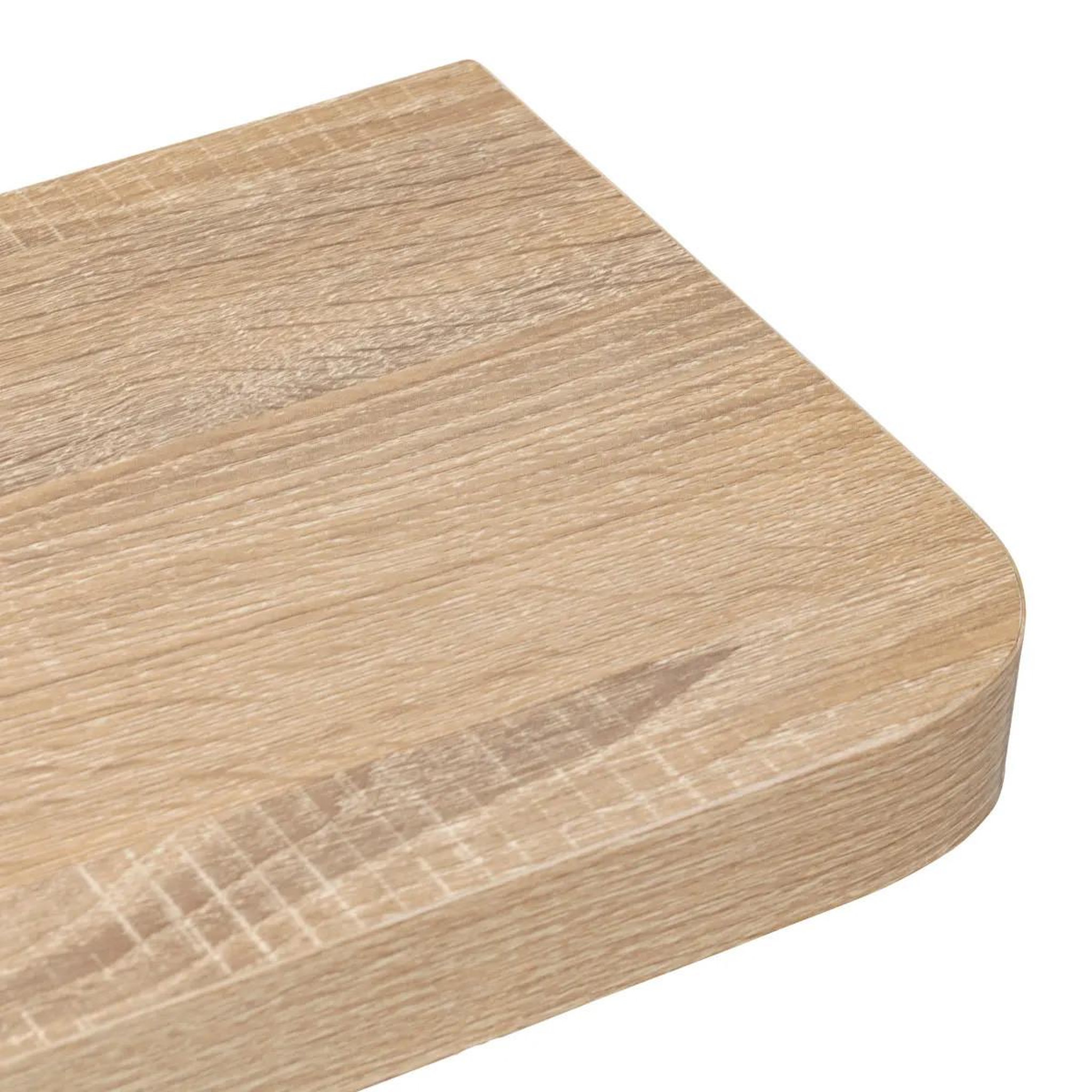 Voir la diapositive 2 : Paris Prix Étagère Murale Arrondie  Fixy  60cm Naturel