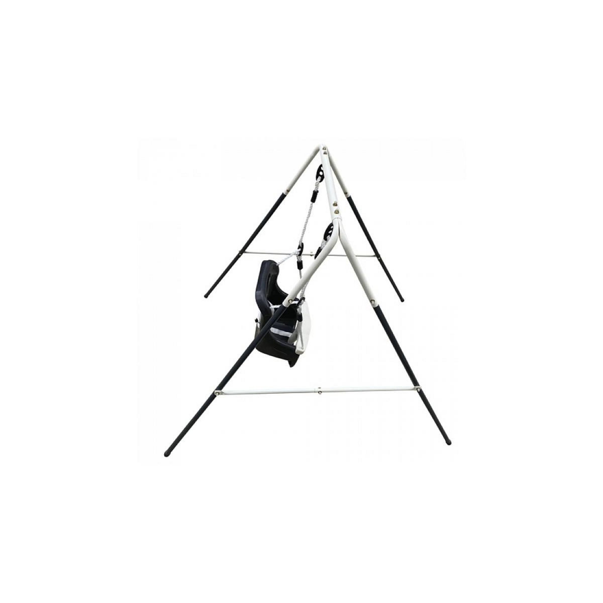 Axi House AXI Metal Baby Balancoire avec siege Anthracite cream