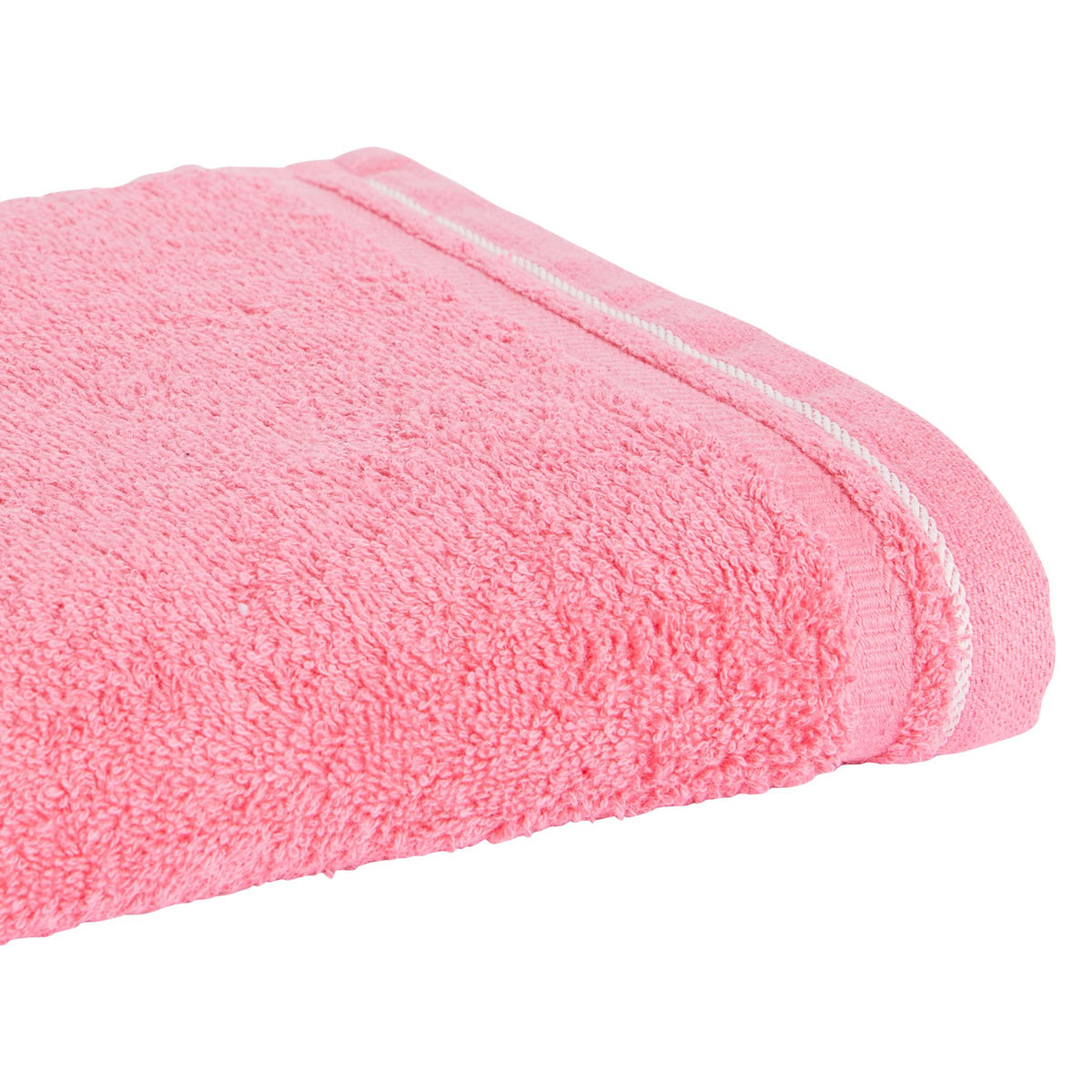 ACTUEL Serviette de toilette unie en coton  450 g/m²