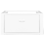 Voir la diapositive 3 : ID MARKET Support pour machine à laver 63 x 54 cm socle réhausseur en métal avec tiroir