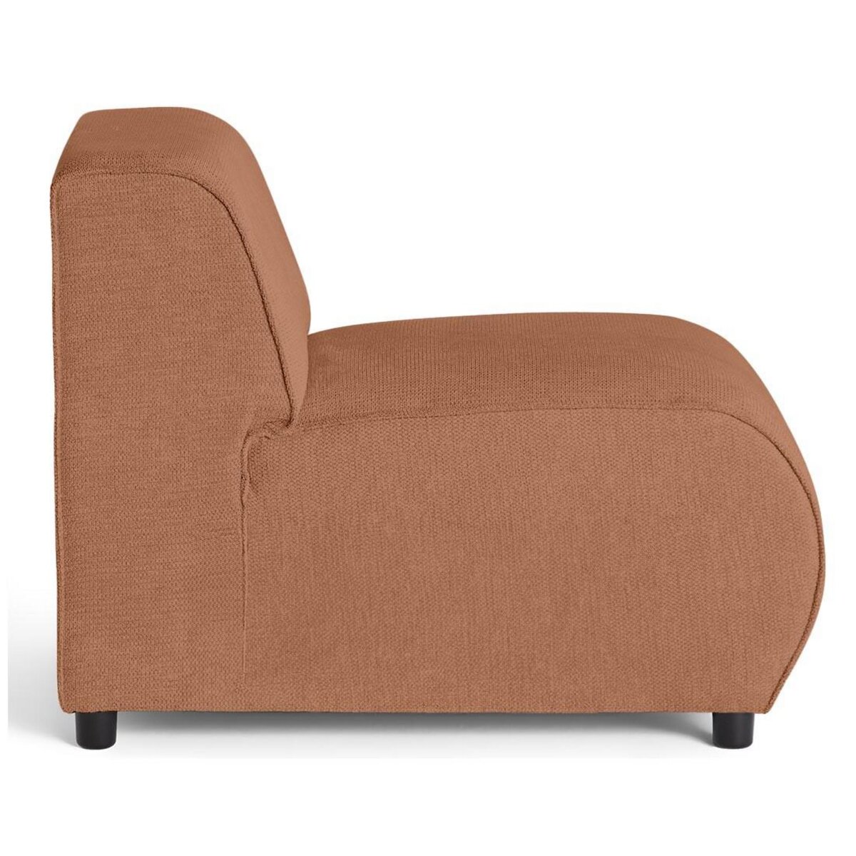 LISA DESIGN Suaro - module d'assise en tissu texturé