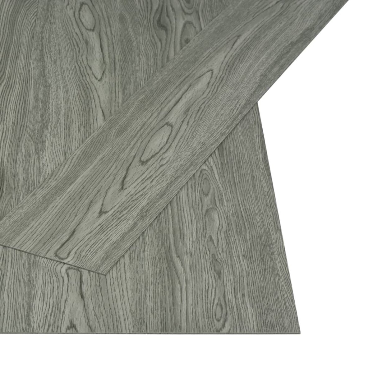 VIDAXL Planches de plancher autoadhesives 4,46 m² 3 mm PVC Gris