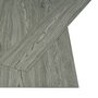 VIDAXL Planches de plancher autoadhesives 4,46 m² 3 mm PVC Gris