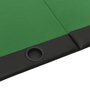 Voir la diapositive 4 : VIDAXL Table de poker pliable 10 joueurs Vert 206x106x75 cm
