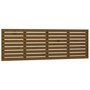 Voir la diapositive 2 : VIDAXL Tete de lit murale Marron miel 206x3x63 cm Bois massif de pin