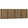 Voir la diapositive 2 : VIDAXL Tete de lit murale Marron miel 206x3x63 cm Bois massif de pin
