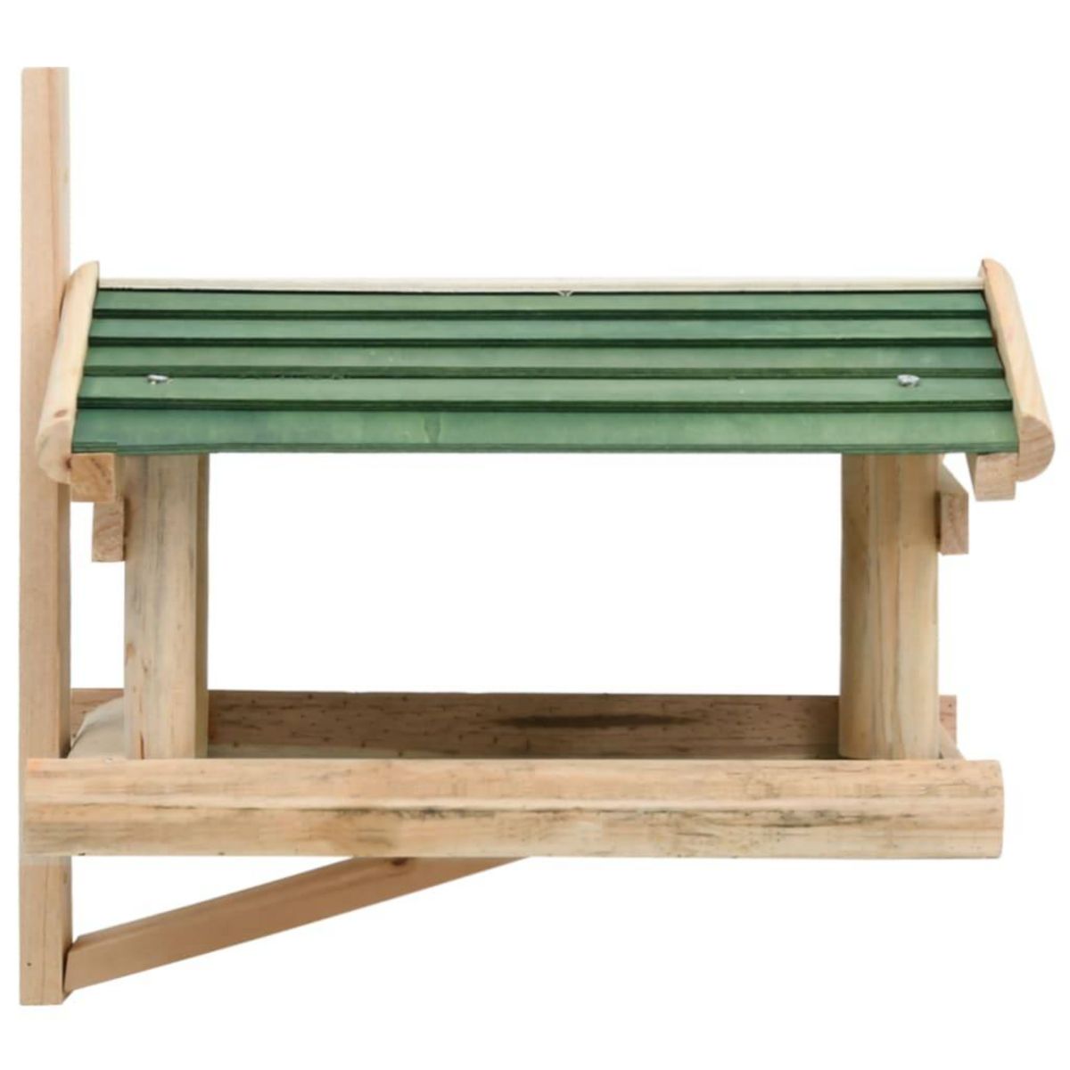 VIDAXL Mangeoire a oiseaux Bois de sapin 35x29,5x21 cm