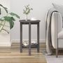 Voir la diapositive 3 : VIDAXL Table basse Gris Ø 40x60 cm Bois massif de pin