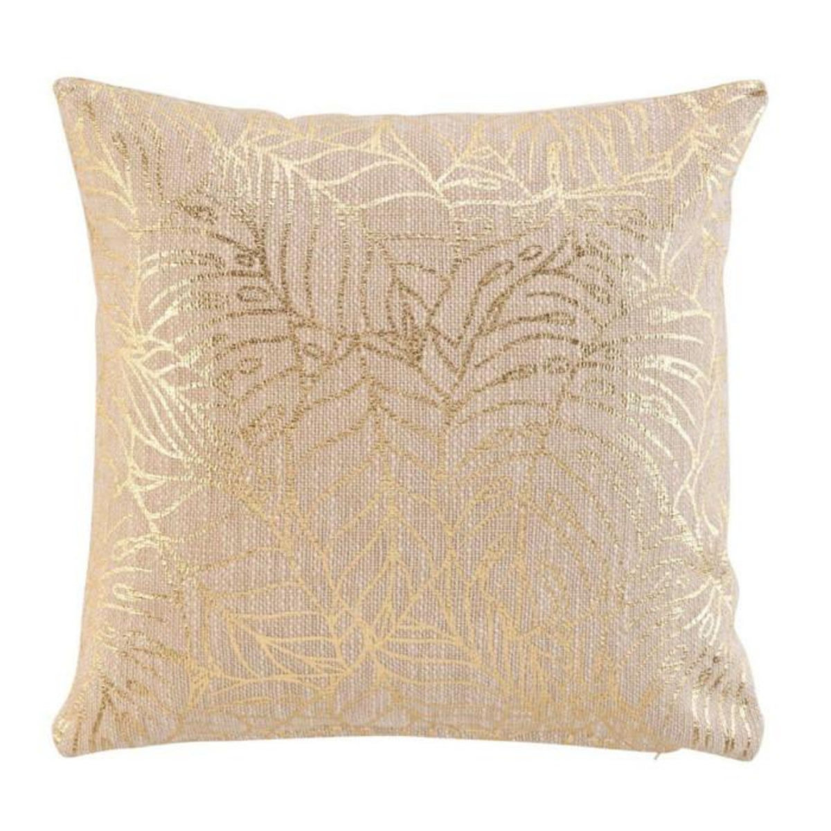 Paris Prix Coussin Déco Imprimé  Solea  40x40cm Or