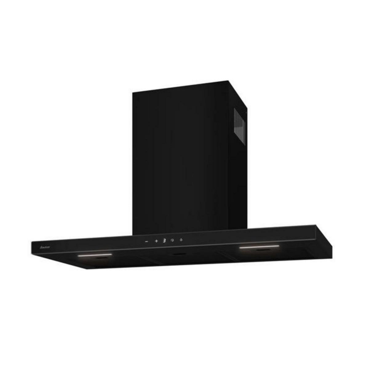 Sauter Hotte décorative murale 90cm 465m3/h noir - SHB4973B