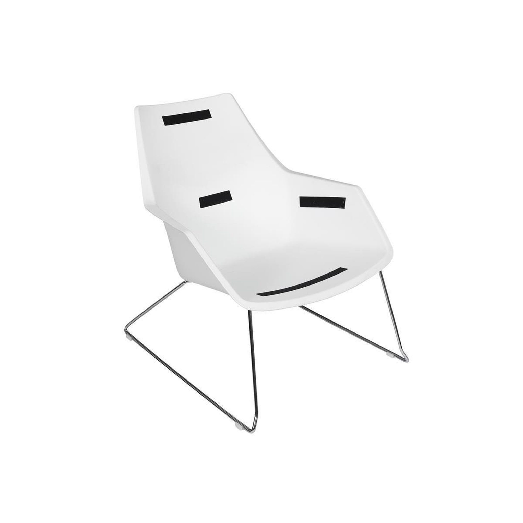 Voir la diapositive 6 : The Home Deco Factory Fauteuil en tissu design  mora  93cm gris