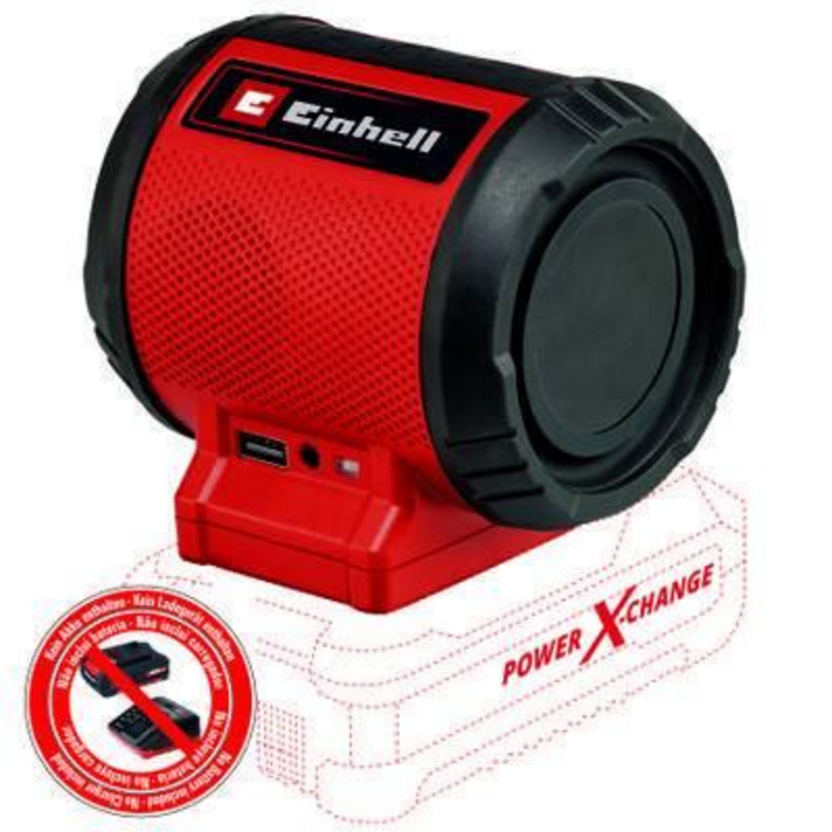 Einhell Enceinte sans fil TC-RS 18 Li - Solo - sans batterie