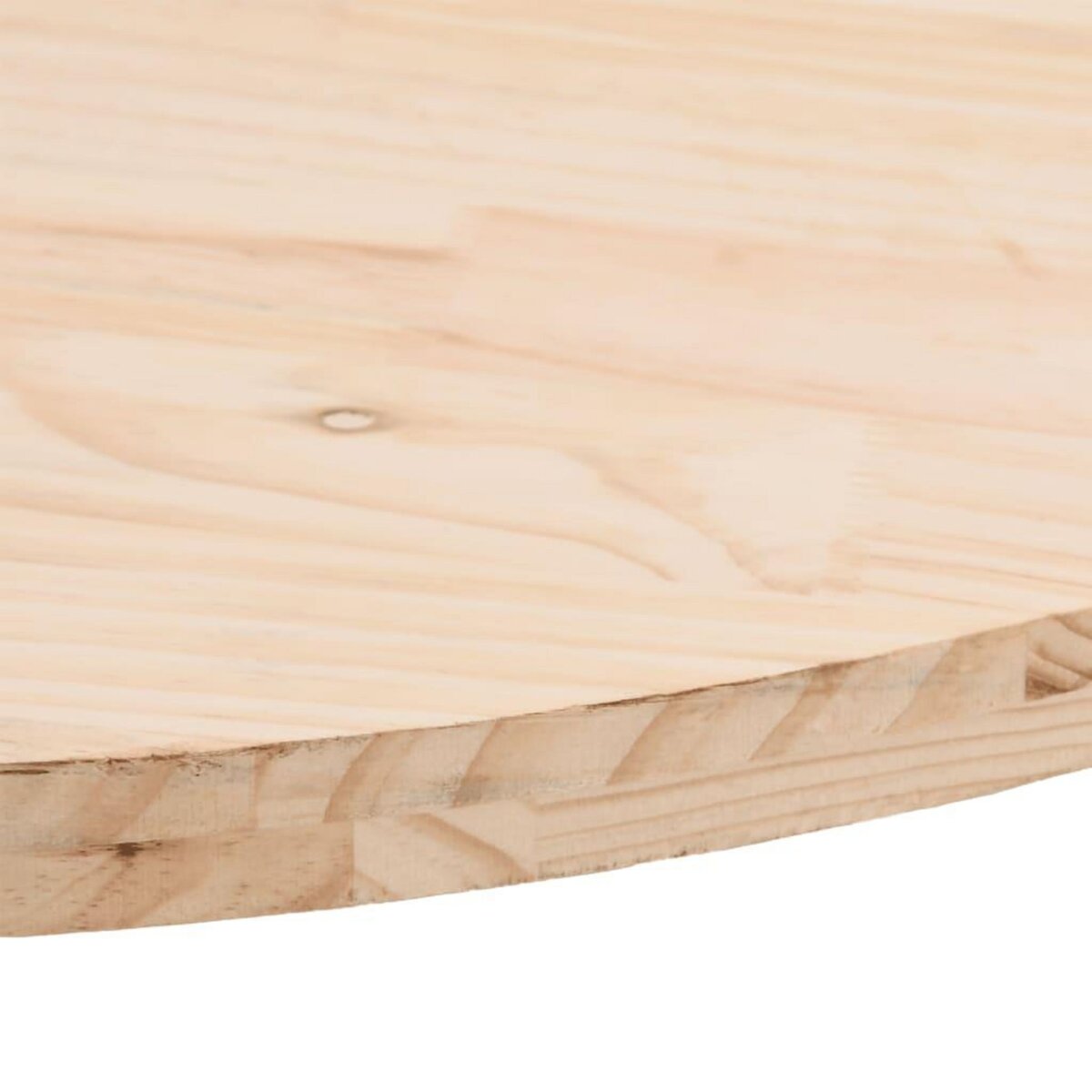 VIDAXL Dessus de table 90x45x2,5 cm bois de pin massif ovale
