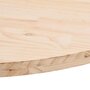 Voir la diapositive 5 : VIDAXL Dessus de table 90x45x2,5 cm bois de pin massif ovale