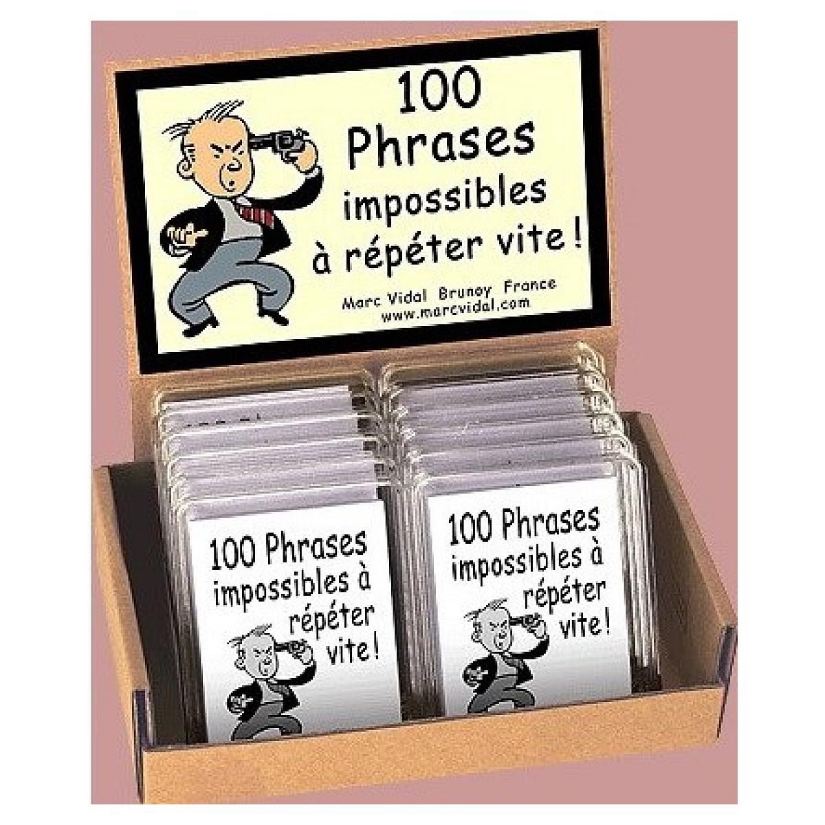 MARC VIDAL 100 phrases impossibles a repeter vite