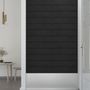 Voir la diapositive 4 : VIDAXL Panneaux muraux 12 pcs Noir 60x15 cm Velours 1,08 m²