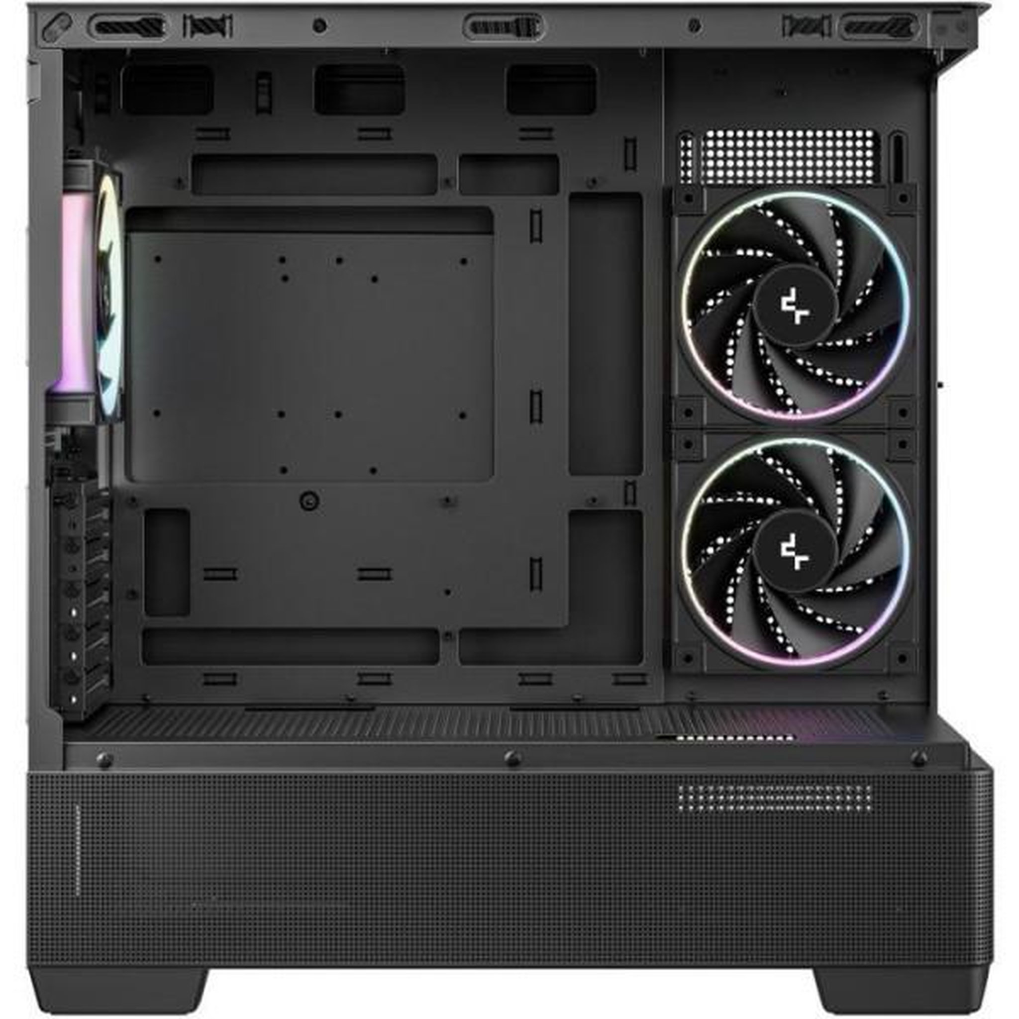 Voir la diapositive 3 : Deepcool Boîtier PC - DEEPCOOL - CG380 3F CURVE - Moyen tour - Micro-ATX - 3 ventilateurs ARGB inclus