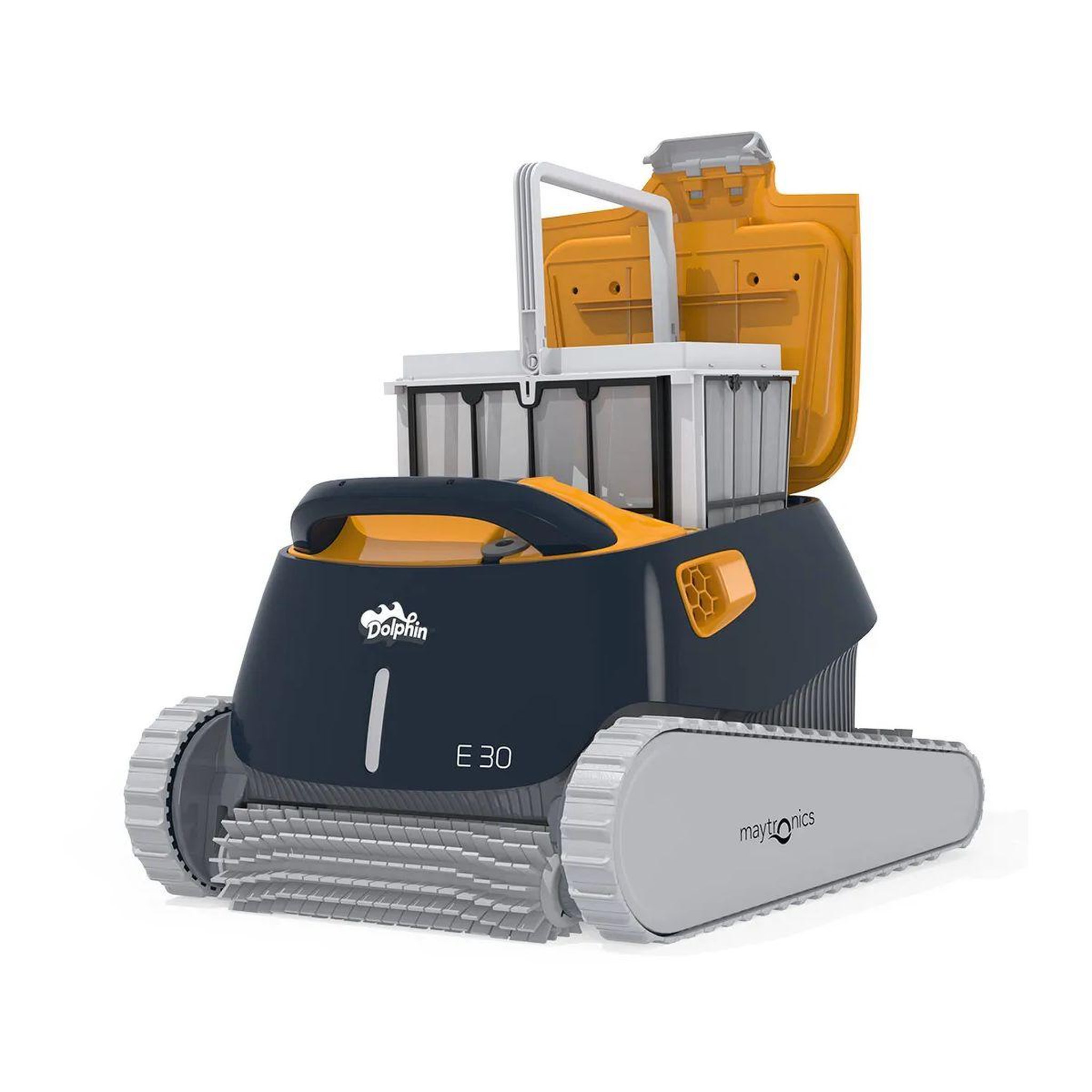 Voir la diapositive 5 : Dolphin Robot piscine e30 filaire - fond, parois, ligne d'eau - panier filtrant multicouche